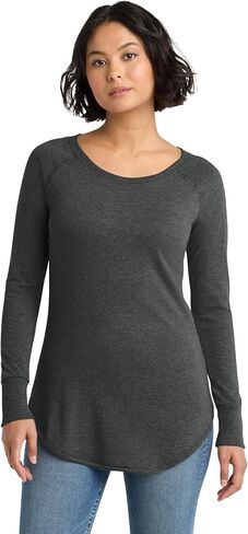 تي شيرت نسائي بأكمام طويلة من District ® Perfect Tri ®. DT132L in Kuwait