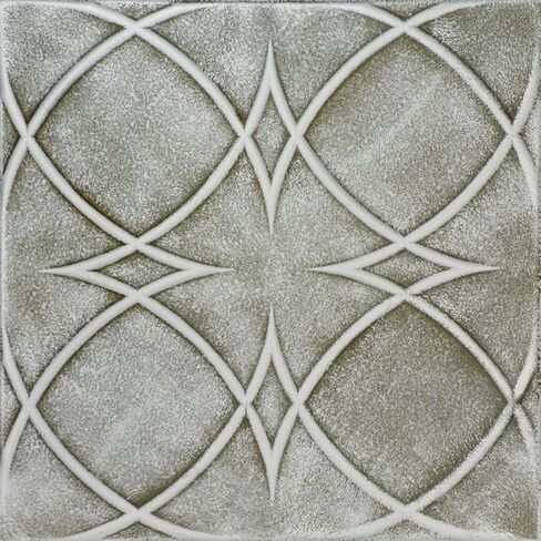 À LA MAISON CEILINGS R82 Circles and Stars Foam Glue-Up Ceiling Tile (21.6 Sq. Ft./Case) Pack of 8 Antique Copper in Saudi Arabia