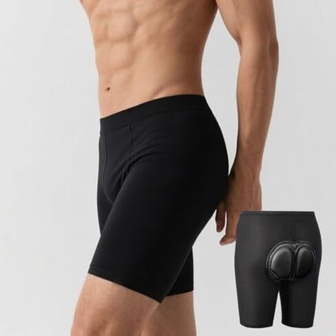 Cycling Underwear Men's 3D Padded Bike Shorts Cycling Underwear,Padded Mountain Biking Riding Short with Anti-Slip Leg,1 pcs in Saudi Arabia