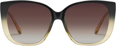 QUAY - Womens Sunglasses, Square Lenses with UV Protection (Ever After, Clear) in Saudi Arabia