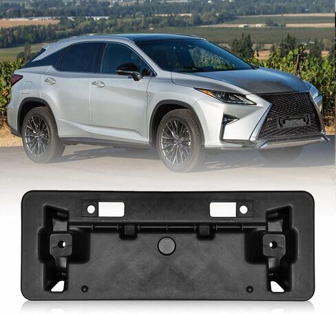 License Plate Frame Bracket for Lexus RX 350 450H 350L 450hL 2016-2019,No Drill Front Bumper License Plate Holder Mount Adapter Relocation Kit Accessories 521140E111,15189538 in Saudi Arabia