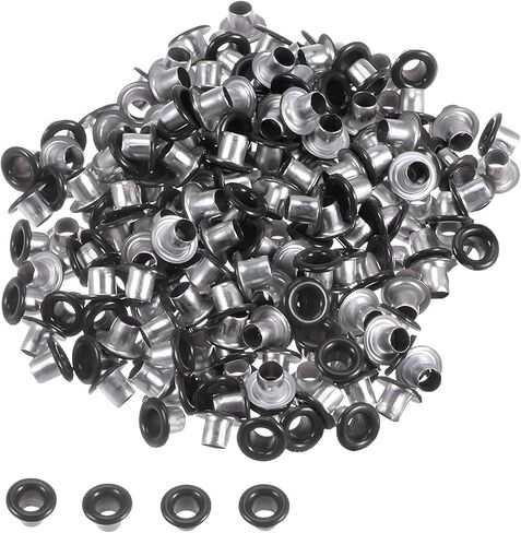 فتحات مقاس 100 × 2 مم للملابس والمصنوعات اليدوية الجلدية - حلقات لإضافة الأشرطة والأربطة والنسيج في المشاريع الفنية والخياطة - مثالية للحقائب وسجلات القصاصات وإصلاح الملابس (ذهبي وردي) in Kuwait