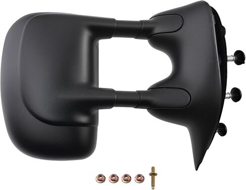 مرآة سحب كهربائية للسائق والركاب من maxpeedingrods لسيارة Ford E-350 Super Duty/E-450 Super Duty/E-150/E-250 2009-2016 تصغير يدوي وطي، استبدال FO1320329 in Kuwait