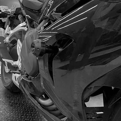 MFGZD لإطار الدراجة النارية R7 واقي من التصادم متوافق مع Yamaha R7 YZF-R7 2021-2025 إطار منزلق CNC مضاد للتصادمات (أحمر) in Kuwait