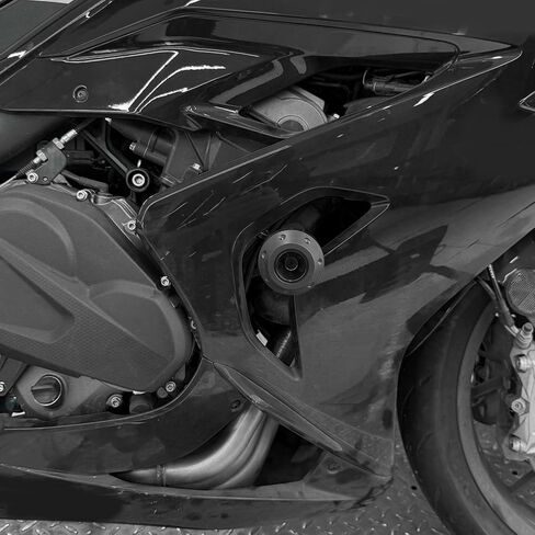 MFGZD لإطار الدراجة النارية R7 واقي من التصادم متوافق مع Yamaha R7 YZF-R7 2021-2025 إطار منزلق CNC مضاد للتصادمات (أحمر) in Kuwait