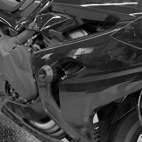 MFGZD لإطار الدراجة النارية R7 واقي من التصادم متوافق مع Yamaha R7 YZF-R7 2021-2025 إطار منزلق CNC مضاد للتصادمات (أحمر) in Kuwait