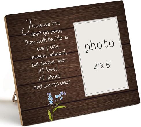 LYEQUIYISA Dad Memorial Picture Frames, Memorial Photo Frame for Loss of Father, Sympathy Bereavement Gifts, Remembrance of Father, Dad Loss Condolence Gift (4x6 Inch Photo) in Saudi Arabia