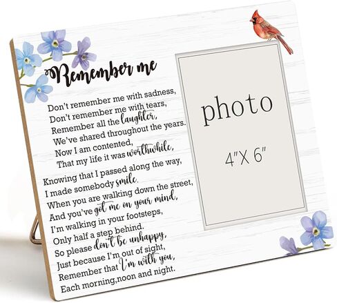 LYEQUIYISA Dad Memorial Picture Frames, Memorial Photo Frame for Loss of Father, Sympathy Bereavement Gifts, Remembrance of Father, Dad Loss Condolence Gift (4x6 Inch Photo) in Saudi Arabia