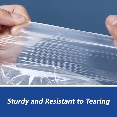 20 Pcs - 9" x 12" Suffocation Warning Self Seal Clear Plastic Poly Bags 1.6 Mil-Permanent Adhesive in Saudi Arabia