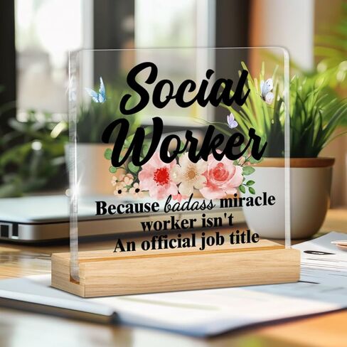 Funny Teacher Gifts, Gift for School Secretary School Worker School Staff, But Did You Take Attendance Clear Desk Decorative Sign Office Decor in Kuwait