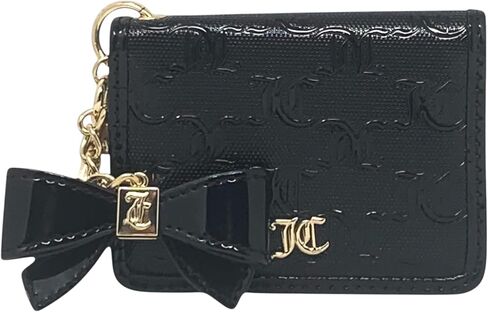 حافظة بطاقات Not Your Babe للسيدات من Juicy Couture مع سلسلة مفاتيح (أحمر الخدود المغبر) in Saudi Arabia