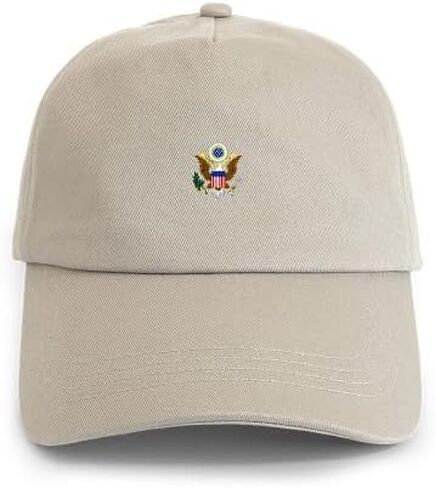 CafePress الولايات المتحدة الأمريكية شعار الختم العظيم معطف الأسلحة U قبعة قبعة بيسبول قابلة للتعديل in Saudi Arabia