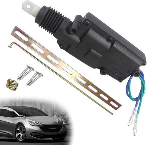 Riloer Universal Heavy Duty Power Lock Engine 2 سلكين، مشغل قفل باب السيارة، مشغل قفل باب المحرك لمعظم المركبات 12 فولت، محرك السيارة العالمي شديد التحمل عالي الطاقة محرك قفل الباب in Saudi Arabia