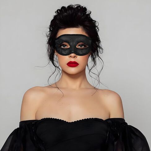 Masquerade Mask for Men, Vintage Black Masquerade Mask, Venetian Black Eye Masks for Halloween Party Prom Ball Costume in Saudi Arabia