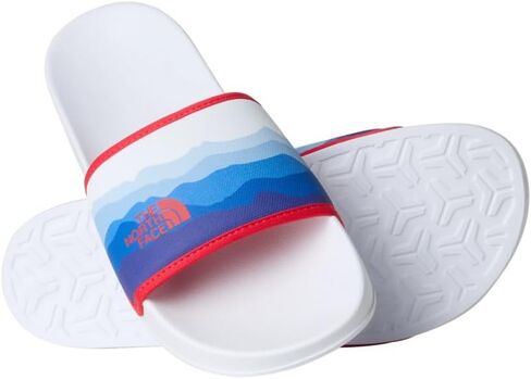 صندل Base Camp Slide III للرجال من The North Face - مبطن للغاية، إسفنج EVA، حجر الصحراء/الكثبان البيضاء، 12 in Kuwait
