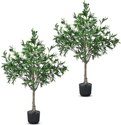 أشجار الزيتون الاصطناعية لعيد الفصح ديكور داخلي وخارجي، شجرة زيتون صناعية بطول 3.6 قدم مع بيض عيد الفصح، زارع، نباتات وهمية مقاومة للأشعة فوق البنفسجية شجيرات دائمة الخضرة مع فواكه نابضة بالحياة للمكتب المنزلي in Kuwait