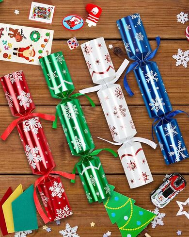 10 عبوات من هدايا حفلات عيد الشكر من ميليشير، مفرقعات عيد الشكر بتصميم أوراق الشجر، مجموعة هدايا لا توجد قطع لطاولة الحفلات مع نرد النكتة والهدايا، مفرقعات عيد الشكر التقليدية للأطفال البالغين in Kuwait