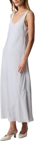 Calvin Klein Women's Viscose Twill Midi Slip Dress in Saudi Arabia