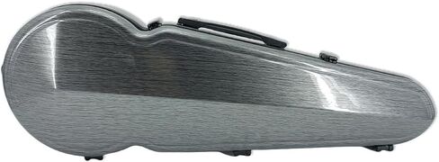 WUQIMUSC Viola Case 16 inch Lightweight Carbon Fiber, Adjustable Velcro Neck Pad suitable for sizes 15-16.5 inches, Thickened Lining, Built-in Hygrometer, Sturdy Handle,with Backstraps (White) in Saudi Arabia