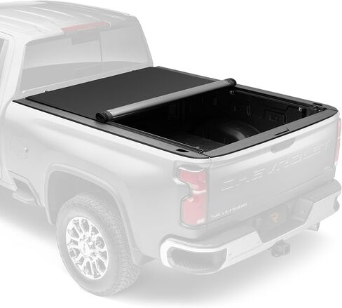 غطاء تونيو لسرير الشاحنة من RealTruck TruXedo Pro X15 | 1474301 | يناسب 2020-2024 Chevy/GMC Silverado/Sierra، مع/أو بدون Multi-Pro/Multi-Flex (مع سرير CarbonPro) سرير 5 أقدام و10 بوصات (69.9 بوصة) in Saudi Arabia