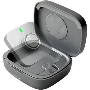 حافظة شحن لاسلكية finlusri لشاحن Oura Ring gen 4 & gen 3، محطة شحن محمولة للسفر بقدرة 1000 مللي أمبير في الساعة تناسب جميع أحجام Ring Gen 4 | الجيل الثالث (الشاحن الرسمي غير متضمن) in Kuwait