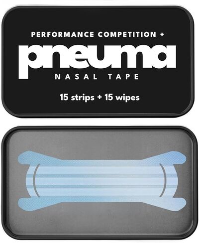 حزمة التعافي من شرائط الأنف من Pneuma (30 قطعة، أبيض ثلجي - النوم والتعافي) - شريط أنفي للشخير لتعزيز جودة النوم وتقليل صنبور التعافي من الشخير - شريط نوم آمن مناسب لراحة طوال الليل in Kuwait
