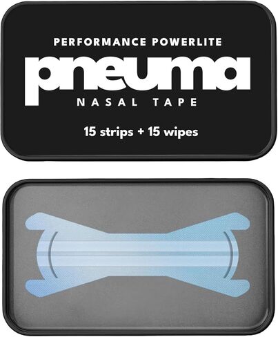 حزمة التعافي من شرائط الأنف من Pneuma (30 قطعة، أبيض ثلجي - النوم والتعافي) - شريط أنفي للشخير لتعزيز جودة النوم وتقليل صنبور التعافي من الشخير - شريط نوم آمن مناسب لراحة طوال الليل in Kuwait