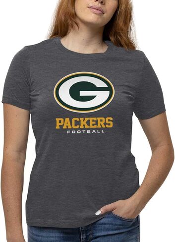 تي شيرت نسائي قصير الأكمام بشعار NFL Ultimate Fan من Team Fan Apparel - 100% قطن - مرخص رسميًا - تي شيرت بدون علامة (Houston Texans - Navy، X-Large) in Kuwait