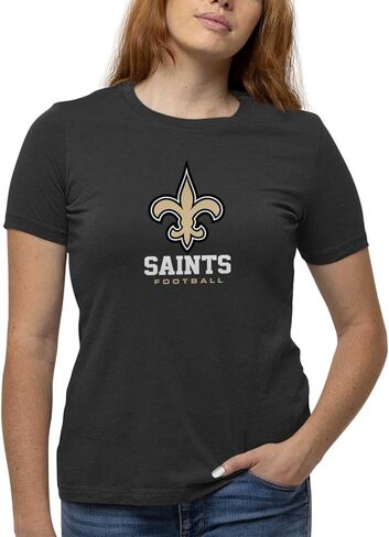 تي شيرت نسائي قصير الأكمام بشعار NFL Ultimate Fan من Team Fan Apparel - 100% قطن - مرخص رسميًا - تي شيرت بدون علامة (Houston Texans - Navy، X-Large) in Kuwait
