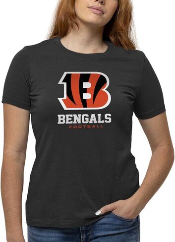تي شيرت نسائي قصير الأكمام بشعار NFL Ultimate Fan من Team Fan Apparel - 100% قطن - مرخص رسميًا - تي شيرت بدون علامة (Houston Texans - Navy، X-Large) in Kuwait