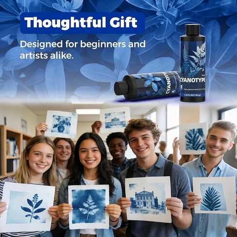 Cyanotype Sensitizer Set, Complete Cyanotype Kit for Sun Printing, Cyanotype Chemicals Kit for Cyanotype Dye Projects on Fabric and Paper, Ideal Cyanotype Sensitizer Kit for Beginners and Artists in Saudi Arabia