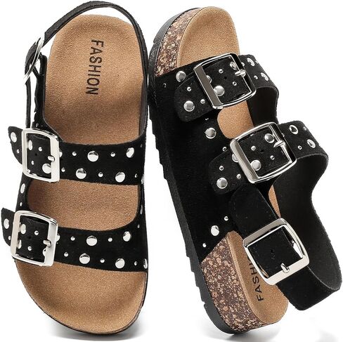 Womens Comfort Sandals With Soft Cork Footbed & Memory Foam Insole, Men Sandals with Back Strap Lightweight Non-Slip Slingback Slides For Summer Beach Outdoor 2026 in Saudi Arabia