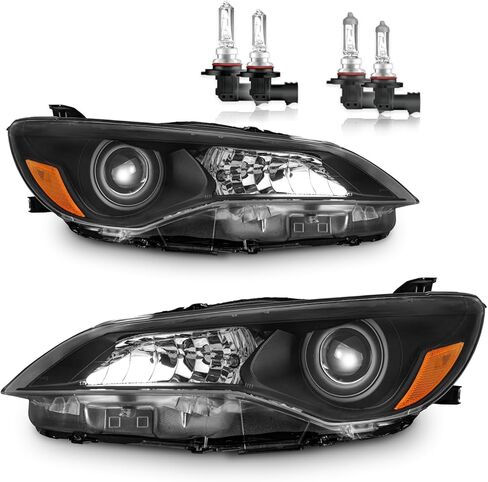 Headlights W/Bulbs for 2015-2017 Toyota Camry Only 4-Door Sedan Halogen Headlamp Replacement Driver & Passenger Side in Saudi Arabia