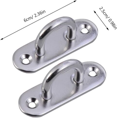 2 قطعة رف ملابس يثبت على الحائط، رف ملابس، خطافات أرجوحة داخلية، حامل حلقي خارجي، شماعات شديدة التحمل من الفولاذ المقاوم للصدأ 304، شماعات جدارية شديدة التحمل in Kuwait