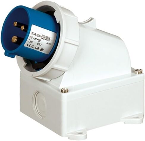 ENPNRMLEH IP67 Reverse Plug Waterproof Industrial Aviation and Socket Connector Docking 3-core 4-Hole 5-core 16A/32A high-end(Surface Plug3P 16A) in Saudi Arabia