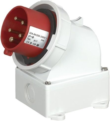 ENPNRMLEH IP67 Reverse Plug Waterproof Industrial Aviation and Socket Connector Docking 3-core 4-Hole 5-core 16A/32A high-end(Surface Plug3P 16A) in Saudi Arabia