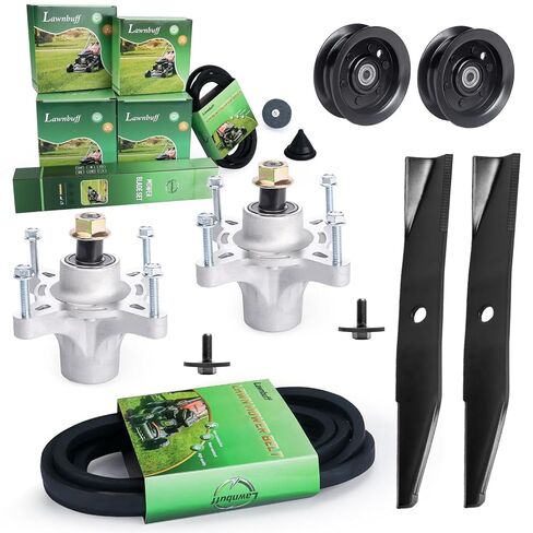 42" Mower Deck Rebuild Kit Fit for Toro TimeCutter SS4235 MX4260 SS4260 Exmark Quest E S Series Lawn Mower Includes 2 Spindle 121-0751 2 Blade 110-6568-03 2 Idler 106-2175 1 Belt 119-8819 in Saudi Arabia