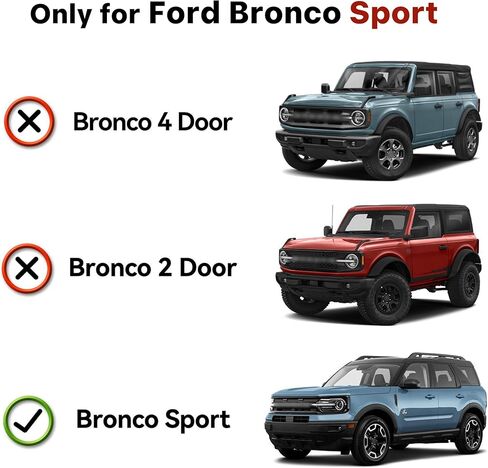 الحصير الأرضية لسيارة Ford Bronco Sport فقط 2021 2022 2023 2024 2025 TPE المطاط حصير شحن السيارات جميع الأحوال الجوية حصيرة حماية شديدة التحمل لمسند الظهر باللون الأسود in Kuwait