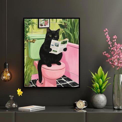Christmas Paint by Number for Adults with Wooden Frame- Cartoon Framed Paint by Numbers for Adults, Easy Paint with Numbers DIY Acrylic Oil Painting Kits for Christmas Home Wall Decor(8X8inch) in Saudi Arabia
