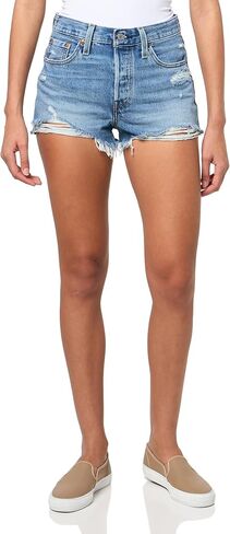 Levi's Women's 501 Original High-Rise Shorts (Also Available in Plus), (New) Hit Escape (Shrink-to-fit), 24, Standard in Saudi Arabia
