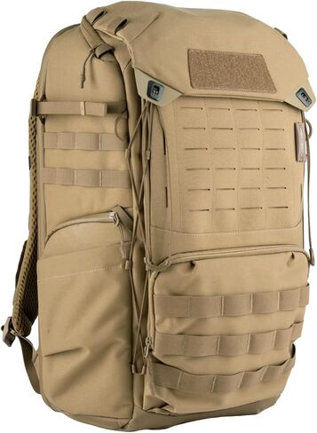 حقيبة ظهر للكاميرا التكتيكية PGYTECH OneMo TAC 25L، حقيبة كاميرا تصوير فوتوغرافي مقاومة للماء DSLR/SLR/بدون مرآة مع حقيبة كمبيوتر محمول 15.6 بوصة، حامل ثلاثي القوائم وغطاء للمطر (كامو ليلي داكن) in Kuwait