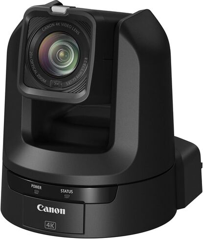 كاميرا Canon CR-N300 4K NDI PTZ مع حزمة تكبير بصري 20x (أسود ساتان) | فيديو UHD، تدفق NDI|HX وIP، تحكم سلس في الإمالة/التدوير | مثالية للكنيسة والبث المباشر (5157C001) + بطاقة سعة 32 جيجابايت in Kuwait