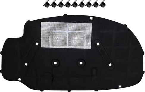 Engine Hood Insulation Pad Mat for VW Golf4 MK4 1999-2006, PET Car Hood Insulation Pad, Sound Protective Pad-black-99-06 in Saudi Arabia