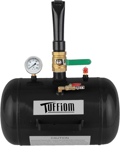 TUFFIOM 5 Gallon Air Tire Bead Blaster Seater w/Pressure Gauge & Handle, Wheel Seating Tool Inflator Tank for Truck ATV, 85-116PSI Operating Pressure in Saudi Arabia