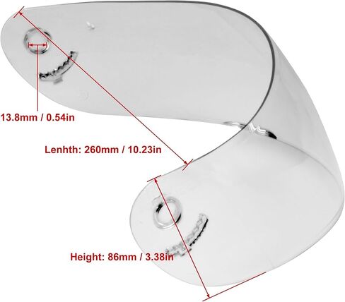 Tinted Visor for Full Face Motorcycle Streeet Bike Helmet, Wind Shield Lens Replacement for 111S in Kuwait