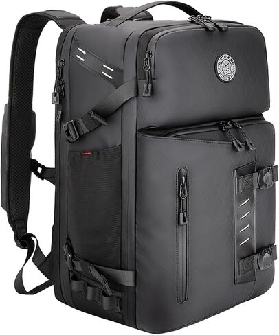 SWICKY Laptop Black Travel backpack,Durable Large big 40L Weekender Bag Daypack Fits 17.3 Inch Laptop,carry on Flight Approved Luggage Hand Water-resistant Lightweight Business Rucksack in Saudi Arabia