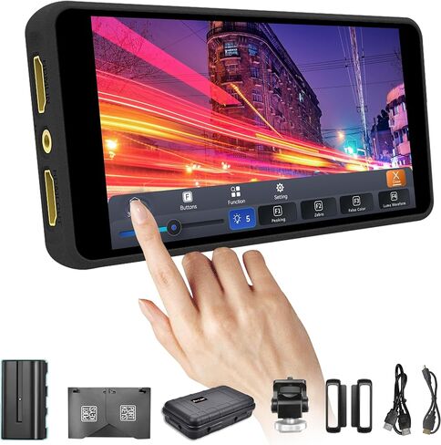 Portkeys PT5 II 5 بوصة تعمل باللمس كاميرا مراقبة ميدانية MOVNORM OS 4K30P إدخال/إخراج مجموعة ألوان واسعة جديدة ذروة ثلاثية الأبعاد LUT فيديو مساعدة Luma RGB Waveform لـ DSLR in Kuwait
