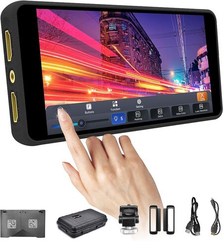 Portkeys PT5 II 5" Touchscreen Camera Field Monitor MOVNORM OS 4K30P Input/Output Wide Color Gamut New Peaking 3D LUT Video Assist Luma RGB Waveform for DSLR in Saudi Arabia