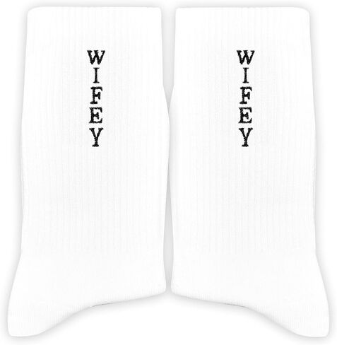 Hubby Embroidered Socks – Husband Gifts for Wedding, Anniversary, Birthday, Valentine’s Day, Christmas, Newlywed, etc.(042) in Saudi Arabia