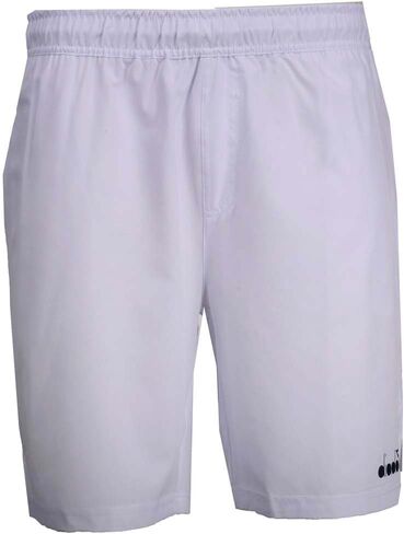 Diadora Mens Core Bermuda Shorts Tennis Casual Bottoms Casual Drawstring - White - Size M in Saudi Arabia
